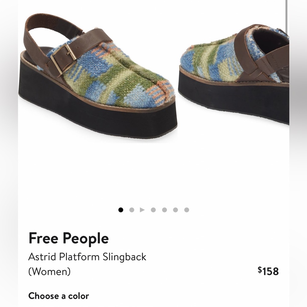 Free People Astrid Platform Slingback
